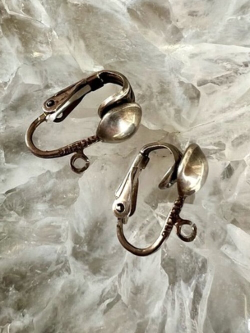 Vintage Sterling Clip-On Earring Backs